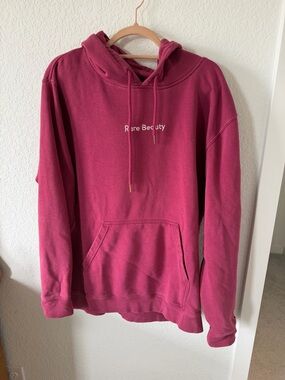 Rare Beauty Rose Pink Pullover Hoodie